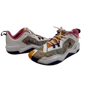 Jordan ADG Golf Shoes Men Spiked White Multicolor‎ Size 11